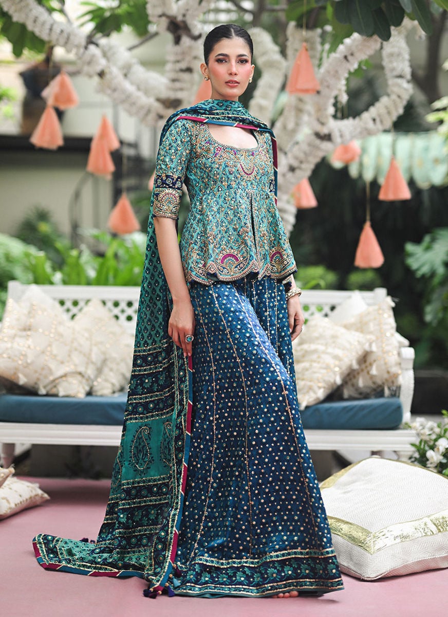 Zola Block Printed Peplum