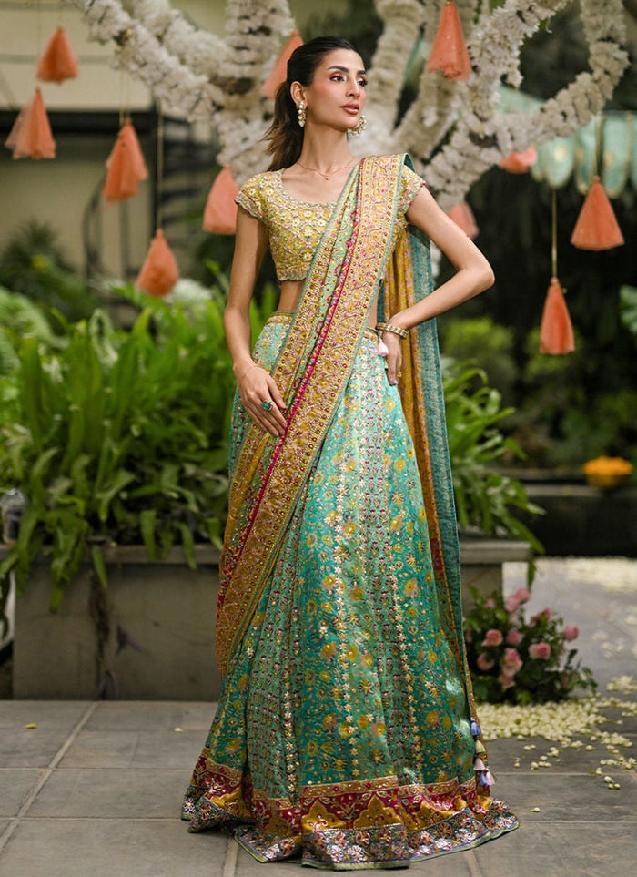 Calantha Emerald Green Lehnga Choli