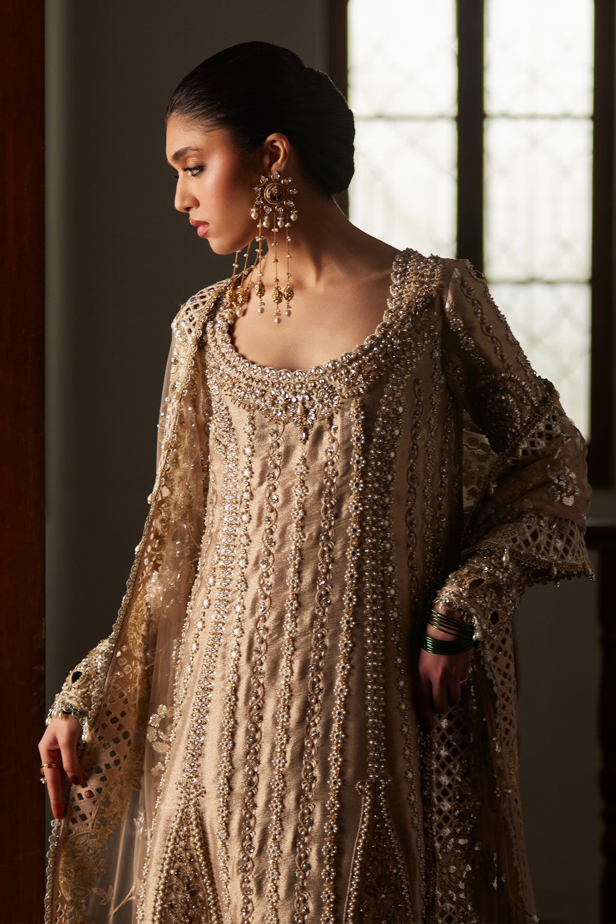 ZELY Luxury Formal Wear - Zardozi & Sheesha Ensemble by Saad Bin Shahzad