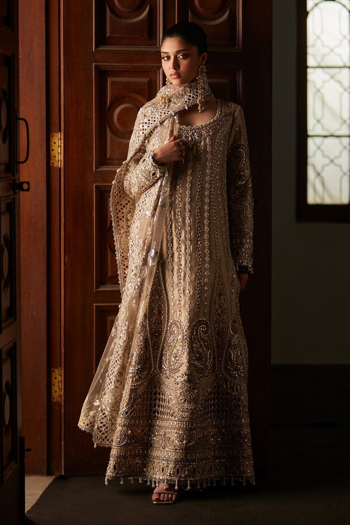 ZELY Luxury Formal Wear - Zardozi & Sheesha Ensemble by Saad Bin Shahzad