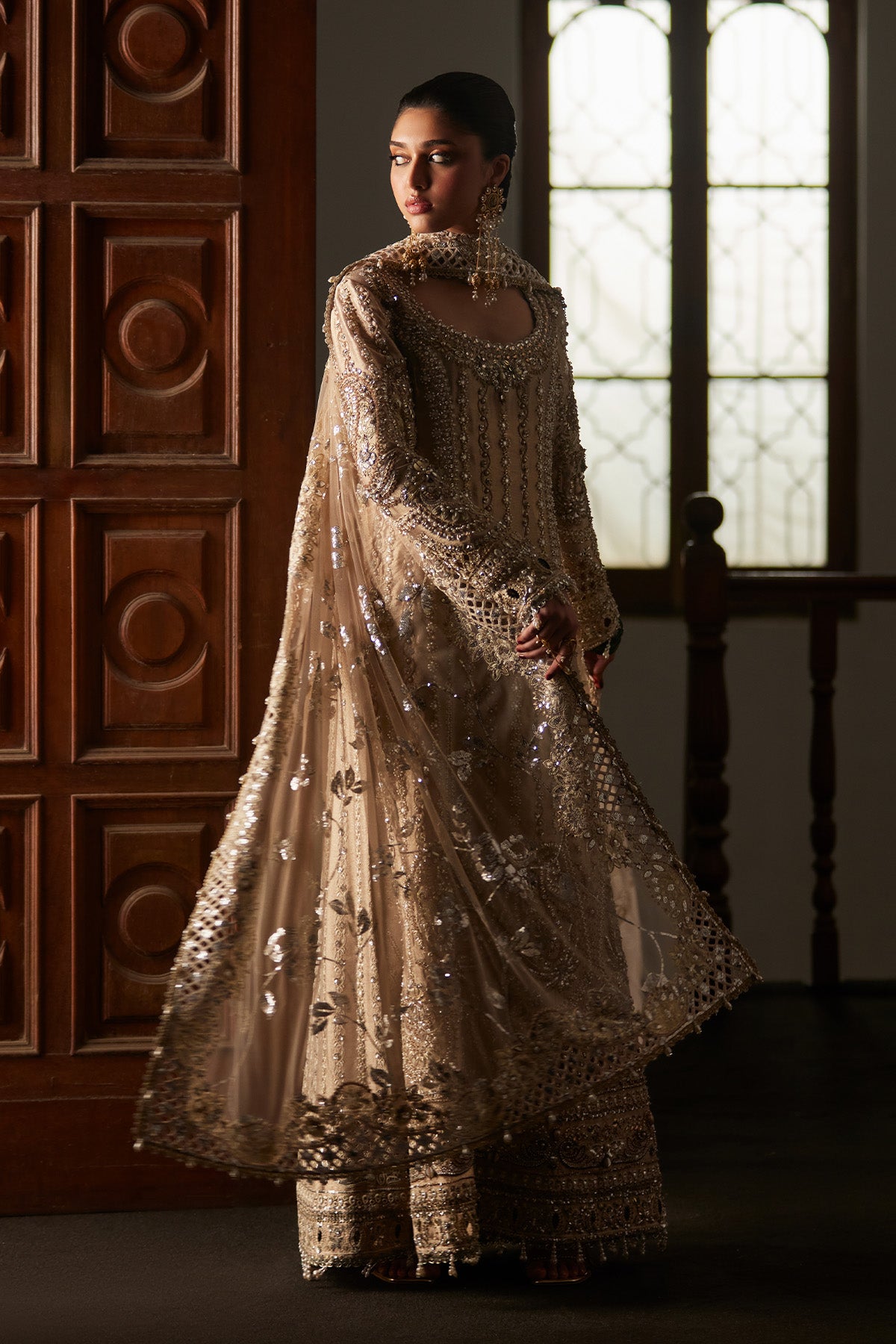 ZELY Luxury Formal Wear - Zardozi & Sheesha Ensemble by Saad Bin Shahzad