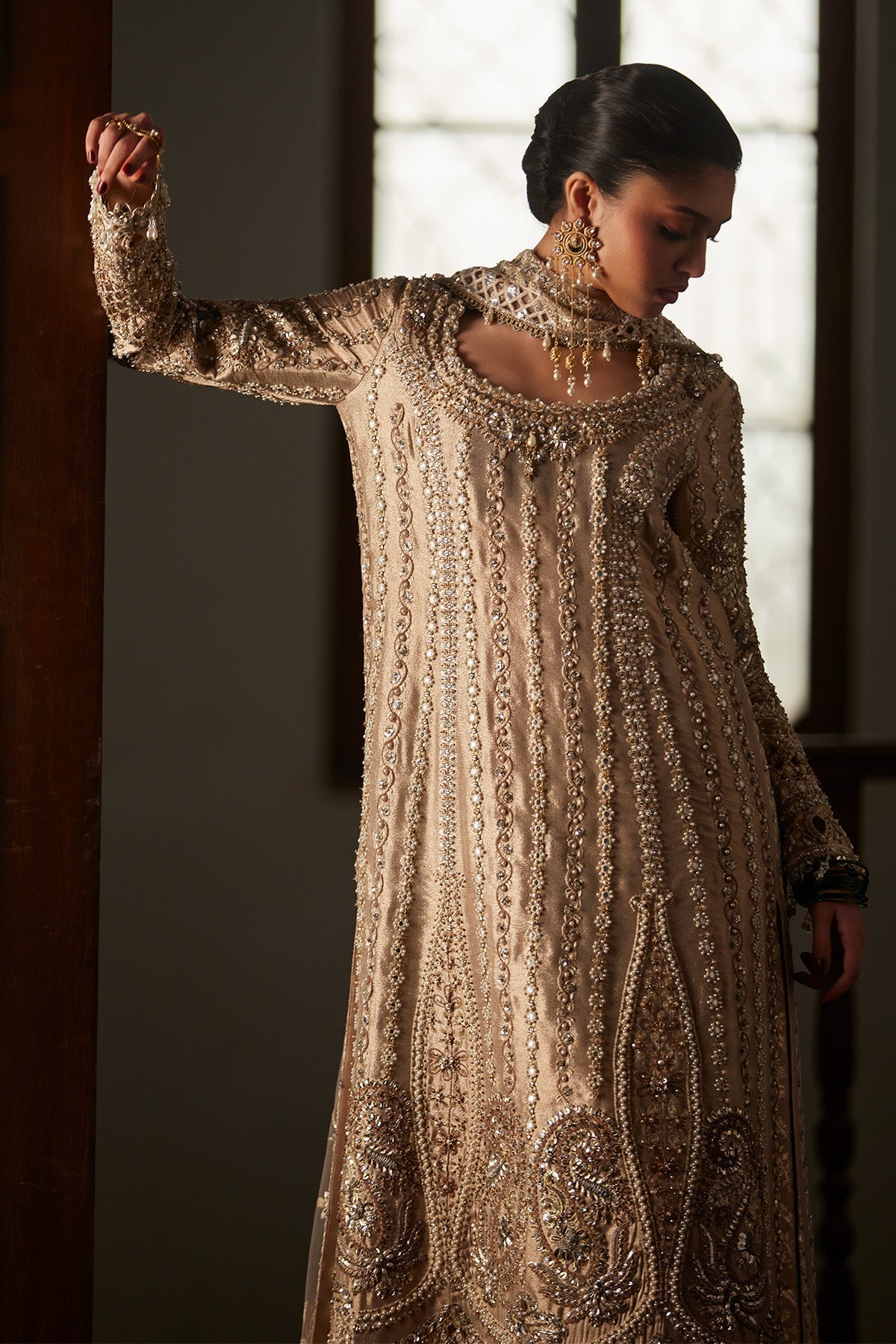 ZELY Luxury Formal Wear - Zardozi & Sheesha Ensemble by Saad Bin Shahzad