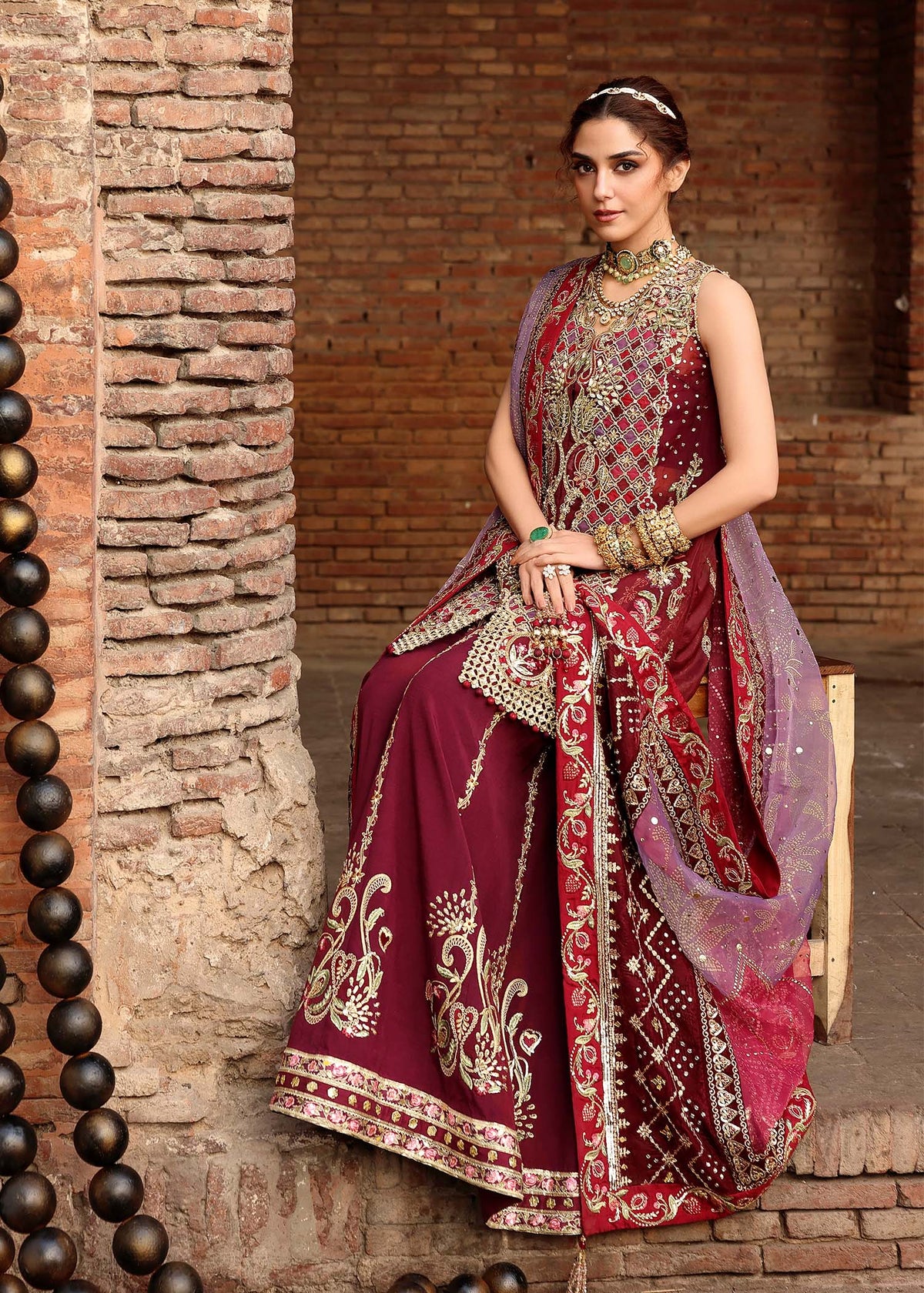 Nazo 3 Piece Wedding Unstitched