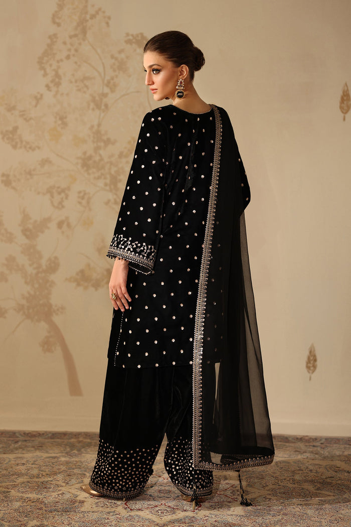 Embroidered Velvet UF-4316