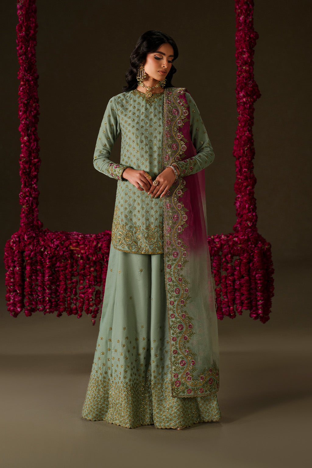 IV-73 Embroidered Velvet