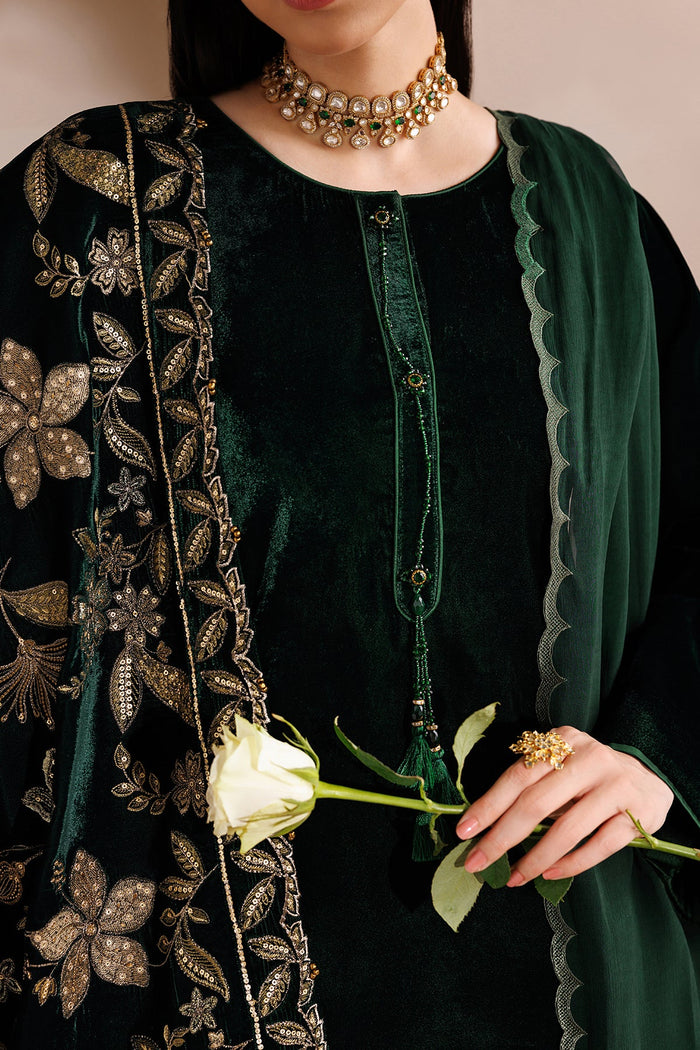 Embroidered Velvet Shawl VS-65