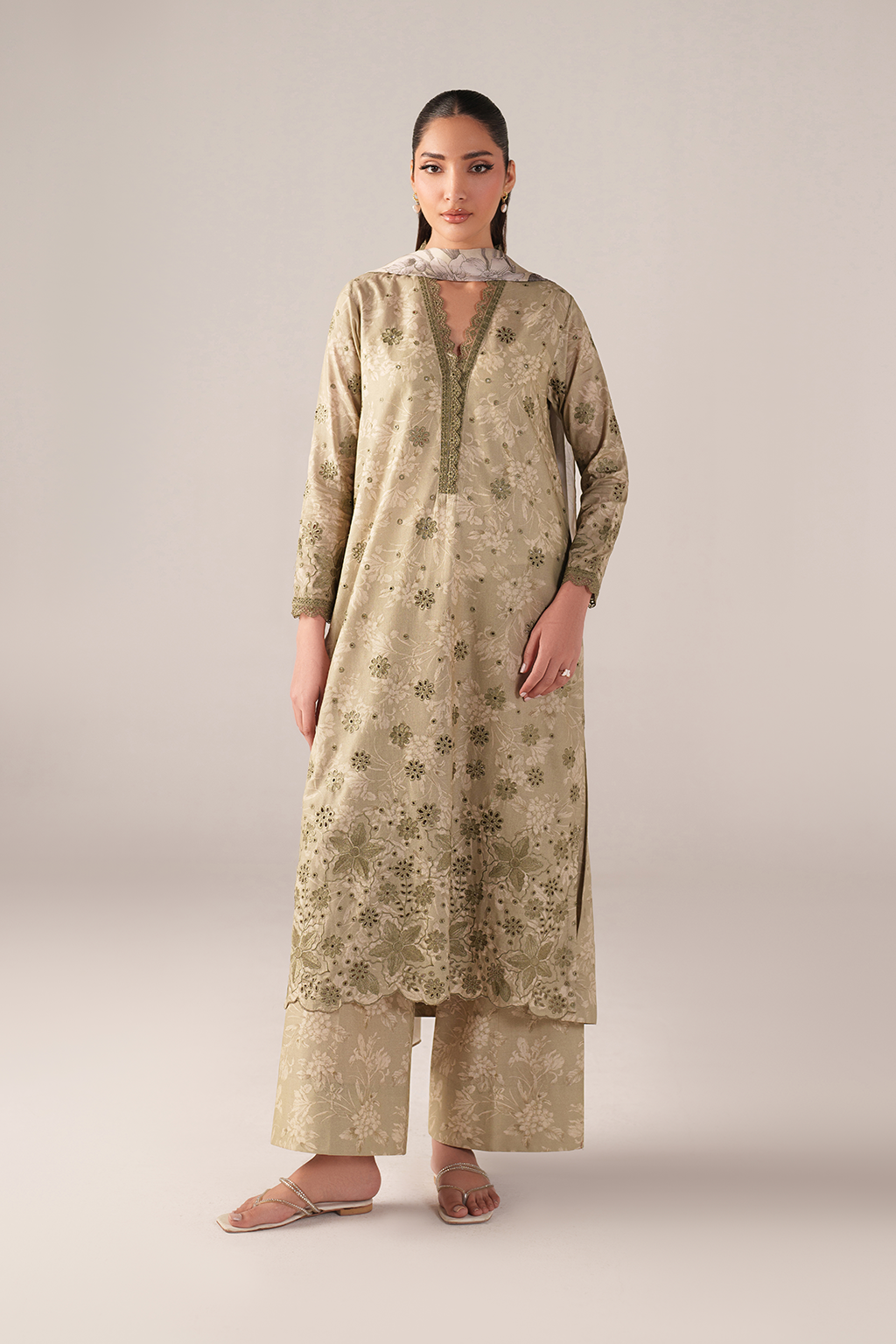 SS-07 Embroidered Lawn