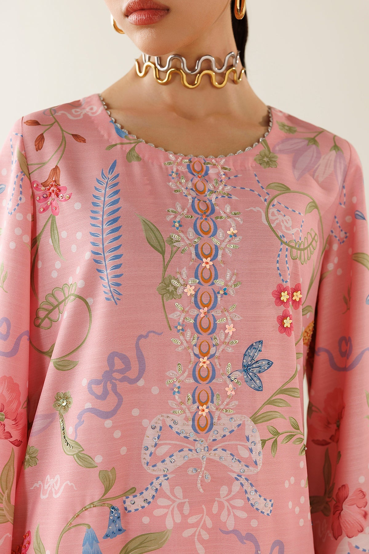 HANDWORK RAW SILK OR26-D04