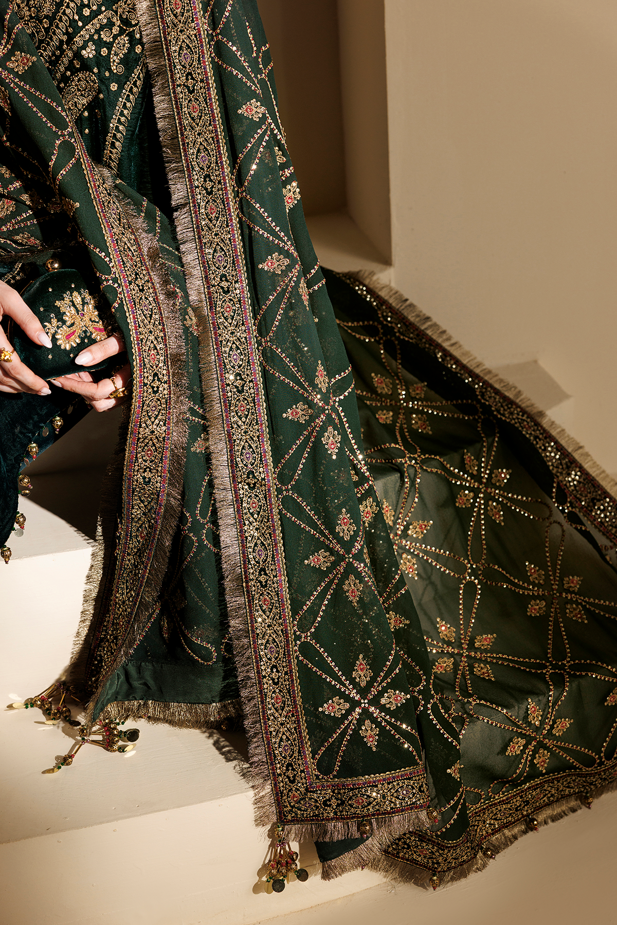 Embroidered Velvet Formal CVF26-D07