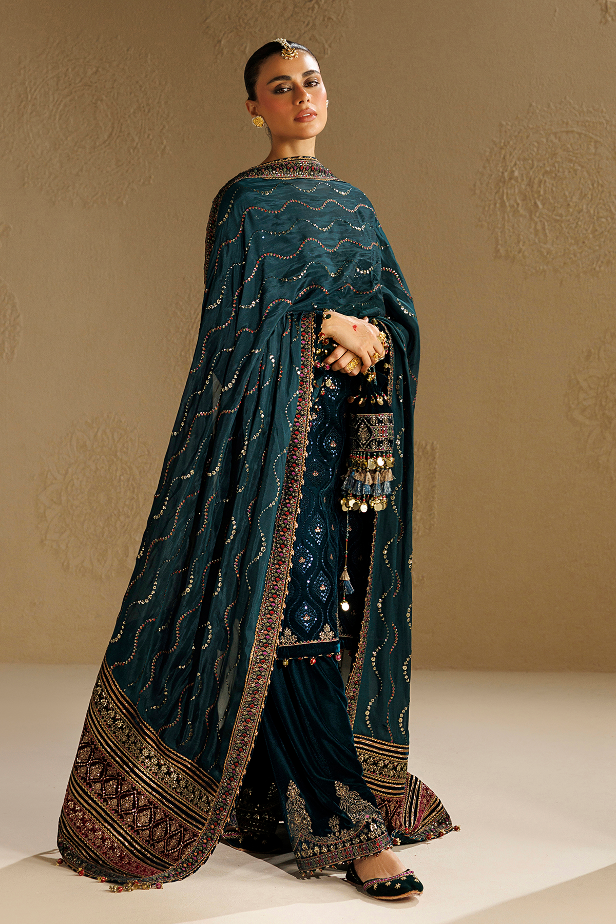 Embroidered Velvet Formal CVF26-D02