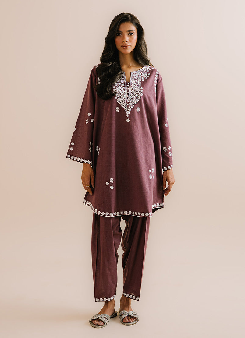 Embroidered Co-ord Set 16958