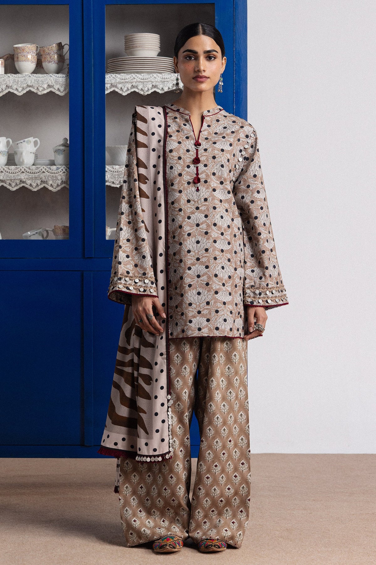 Elowen 7B 3 Piece Printed Linen