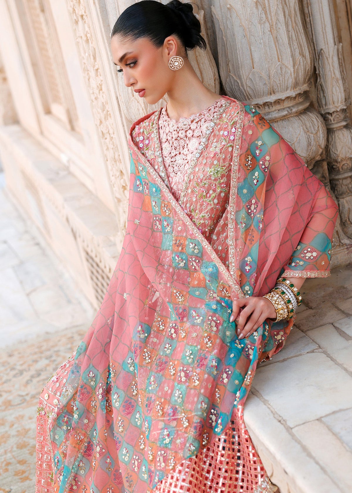 Daphne – Coral Pink by Saira Shakira