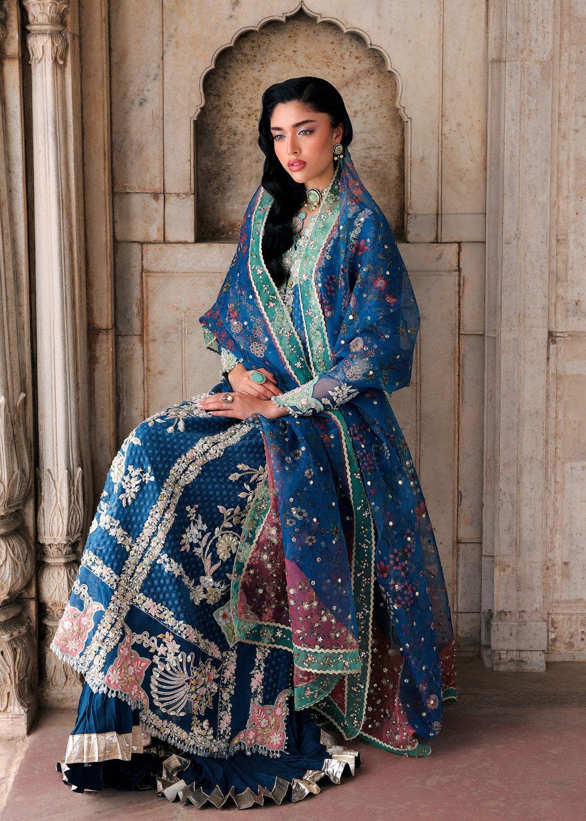Iris – Navy Blue by Saira Shakira