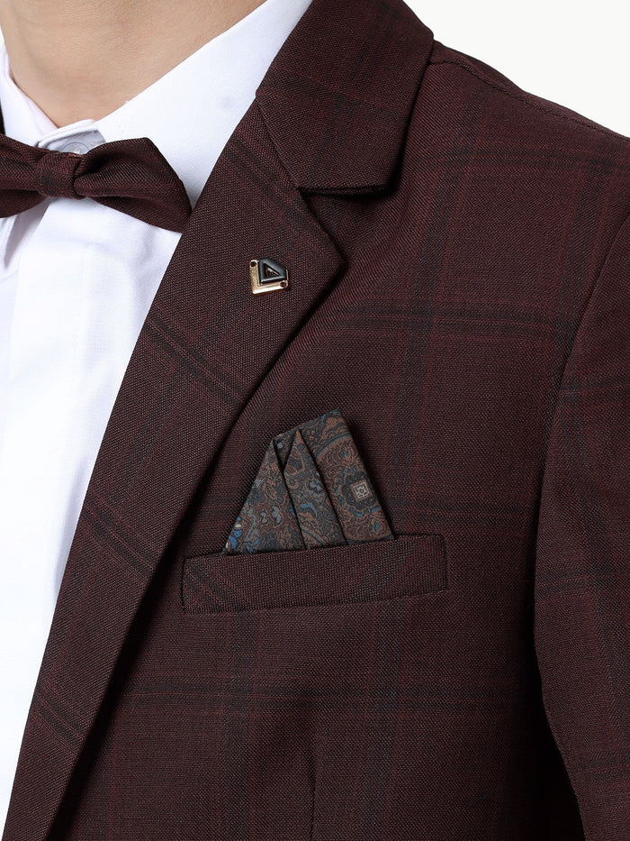 Maroon Formal Suit