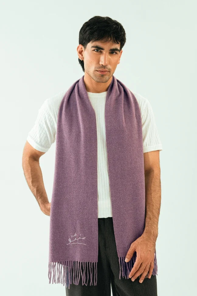 Cashmere Stole - Dusky Mauve