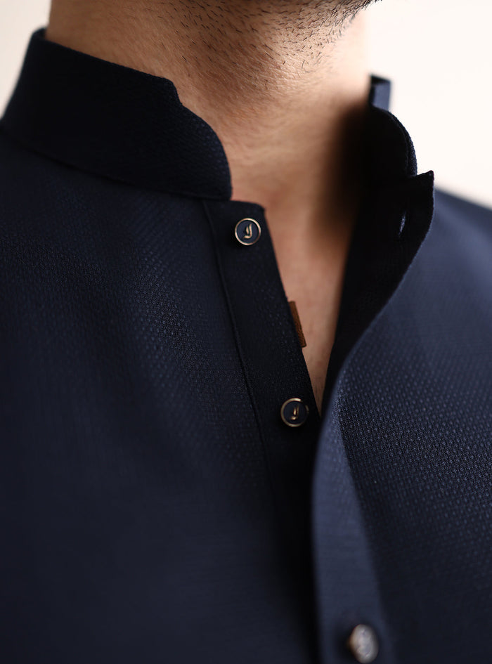 Blue Classic Kameez Shalwar