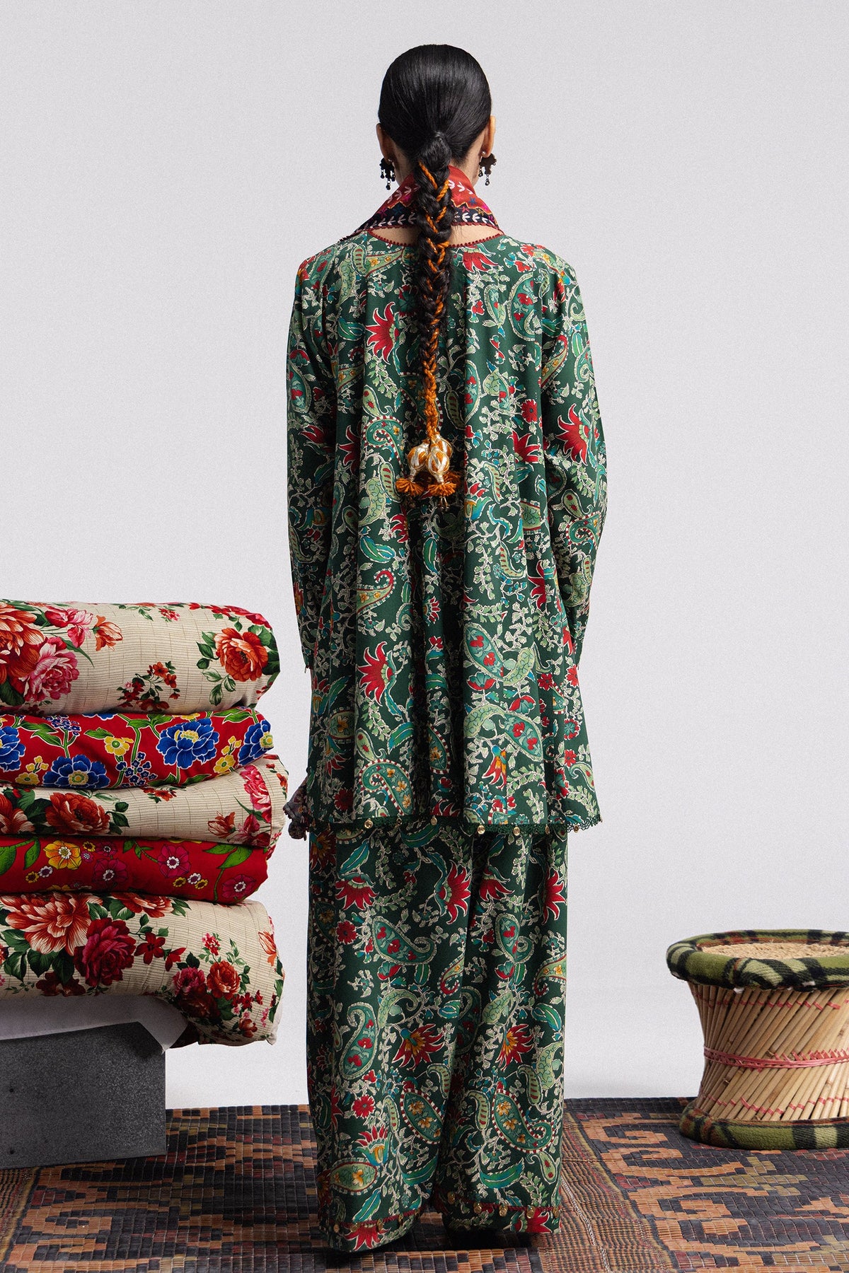 Sofia 6B 3 Piece Printed Linen