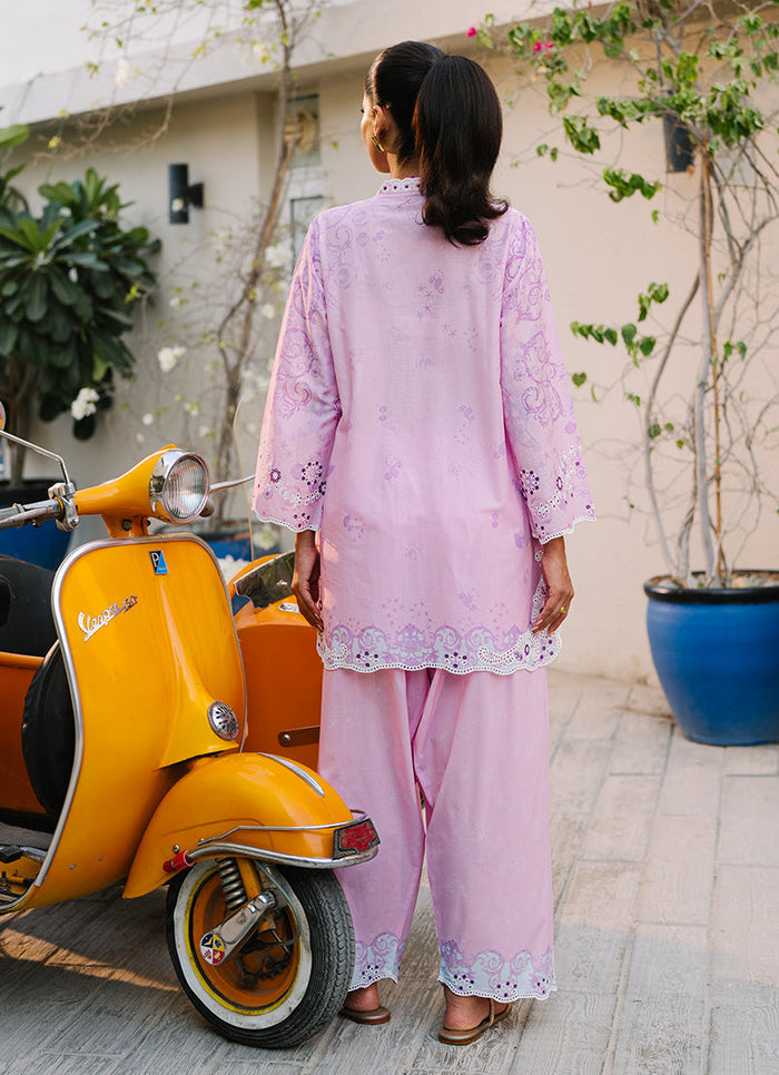 Printed Embroidered Co-ord Set 17103