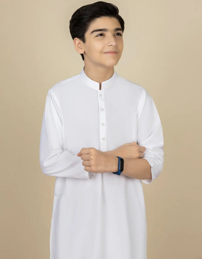 White Plain Kameez Shalwar