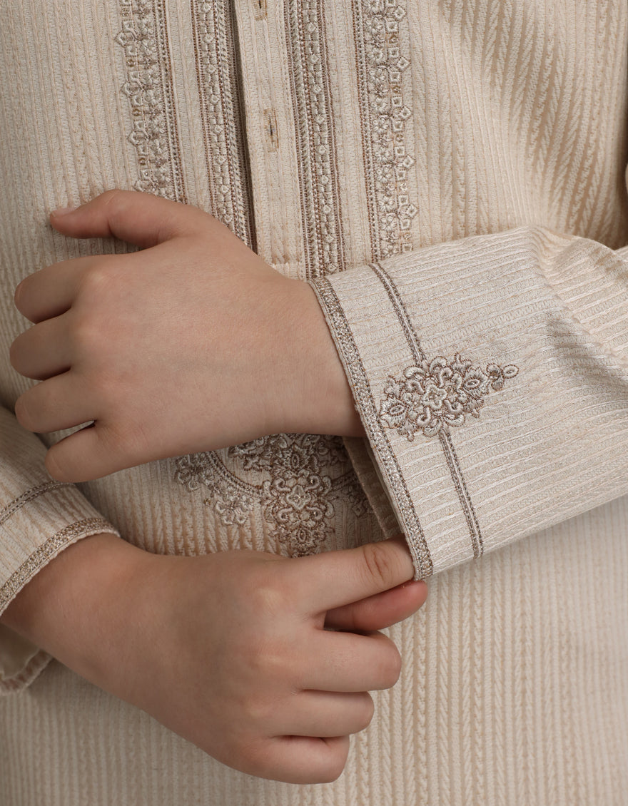 Fawn Boys Formal Kurta