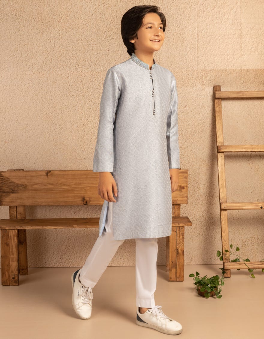 Sky Blue Boys Formal Kurta