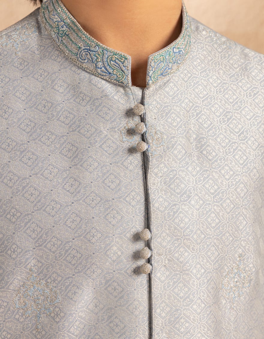 Sky Blue Boys Formal Kurta