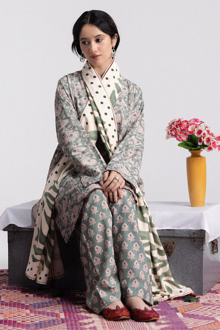Elowen 7A 3 Piece Printed Linen