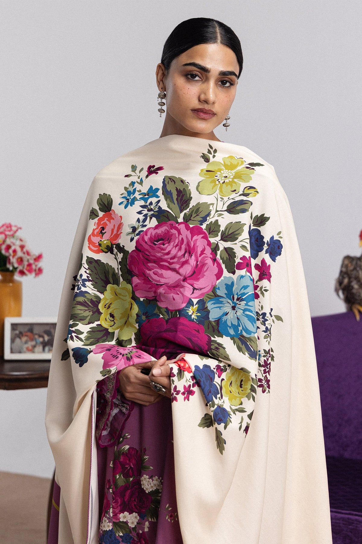 Katya 9A 3 Piece Printed Linen