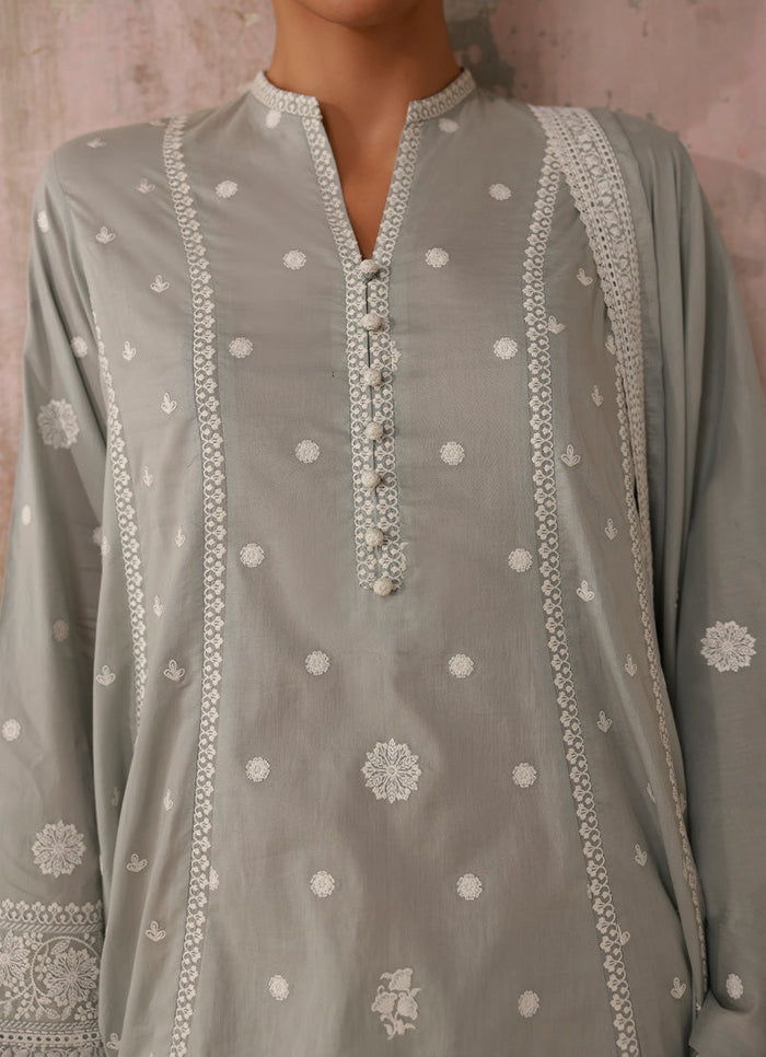 Embroidered 3 Piece Suit 17018