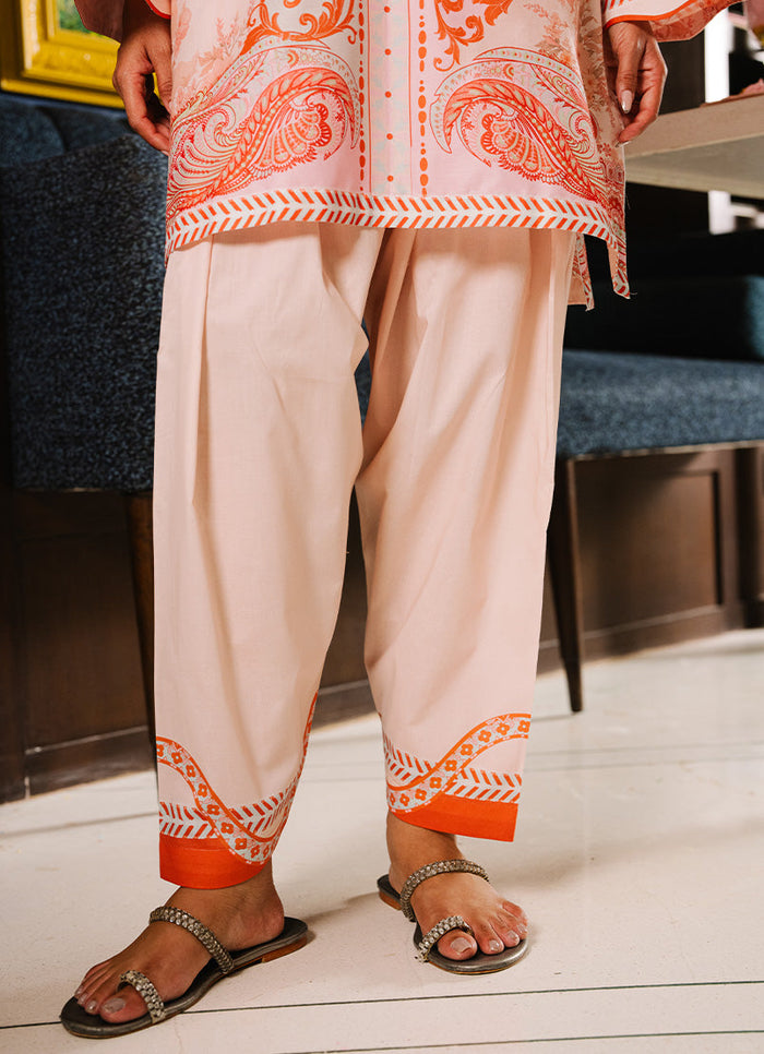 Printed Solid Co-ord Set 17036
