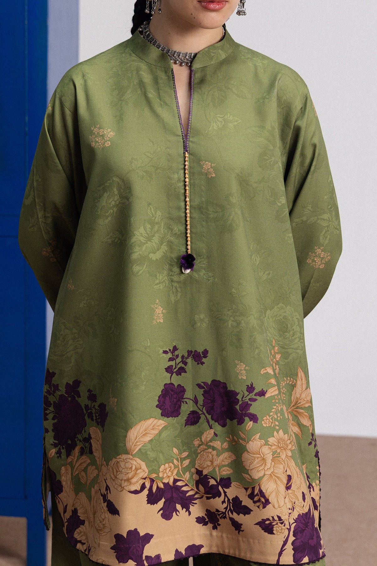 Iris 8B 3 Piece Printed Linen