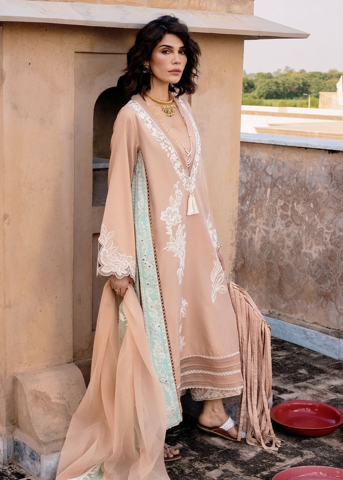 Nawabi Notes 4 Piece Rawsilk