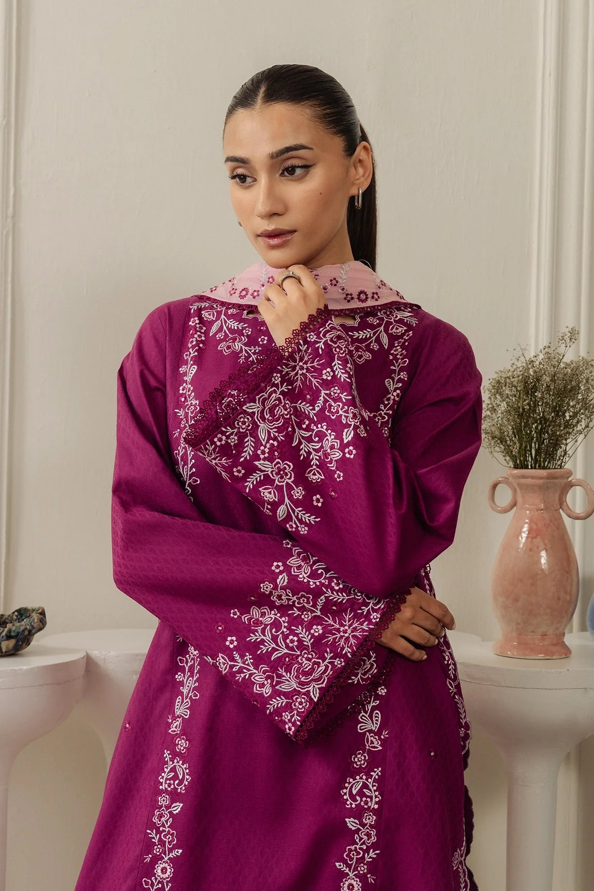 Cerise - 3 Piece Dobby RTW