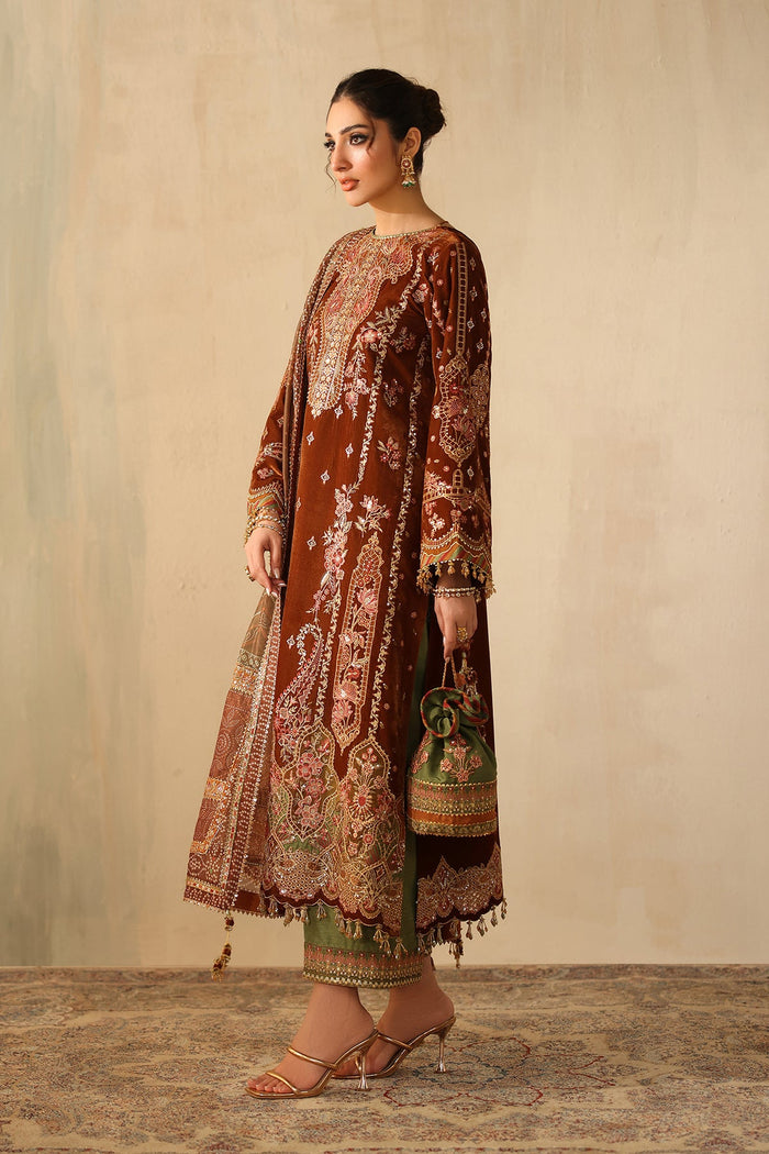 Embroidered Velvet UF-4317