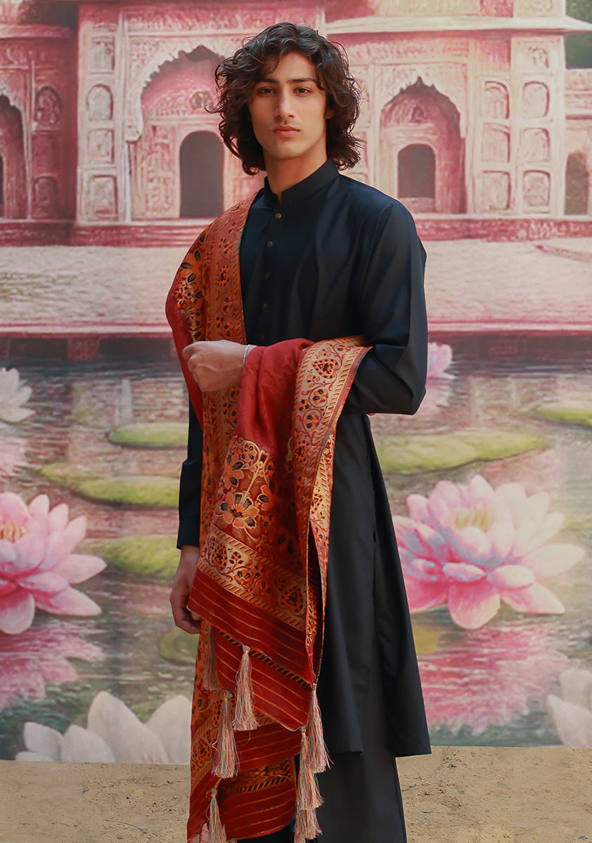 Masoori Pomegranate Shawl