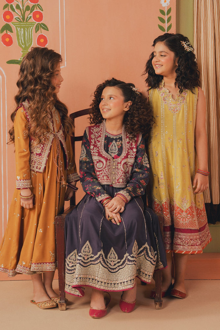 Deep Plum Embroidered Suit