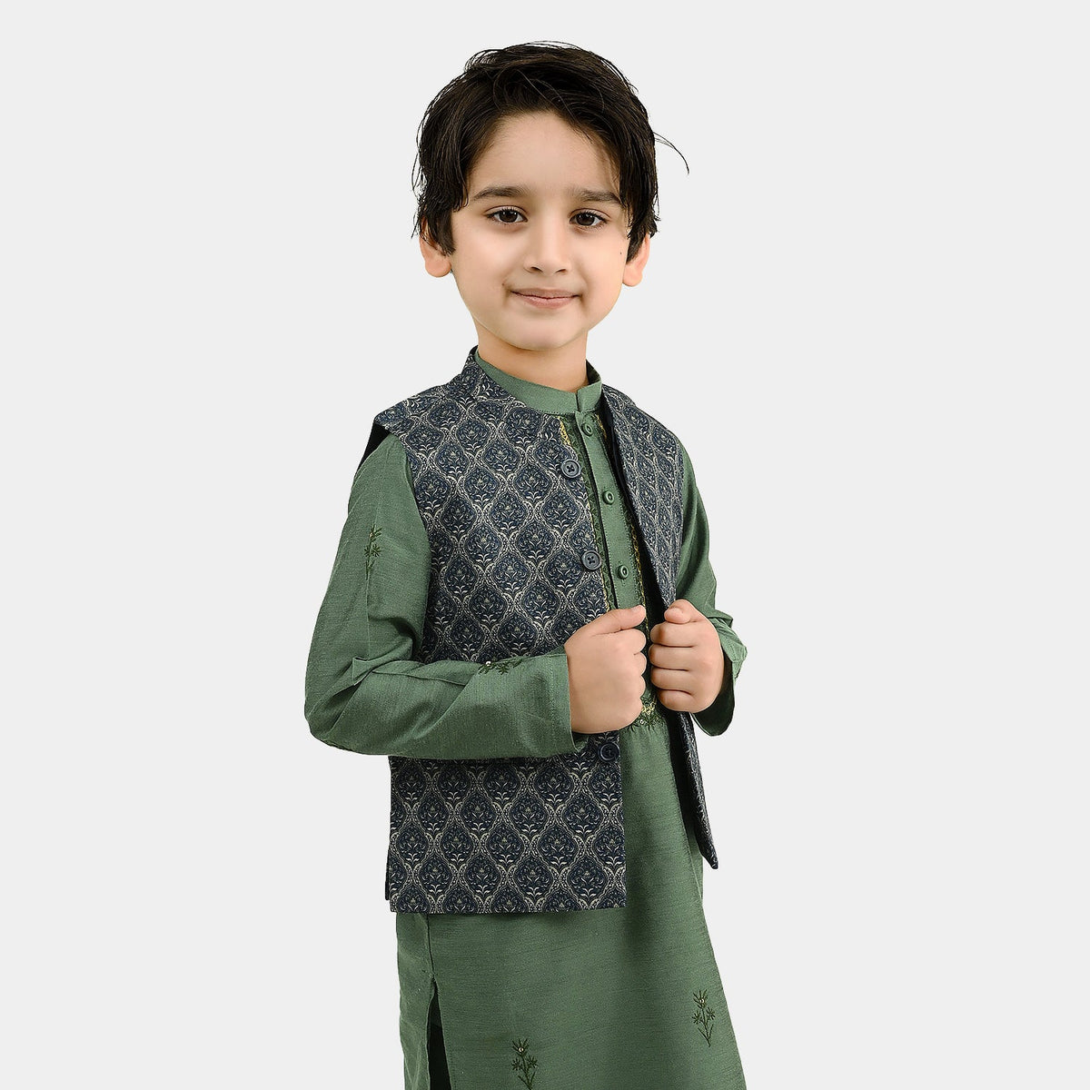 Boys Poly Viscose Waistcoat