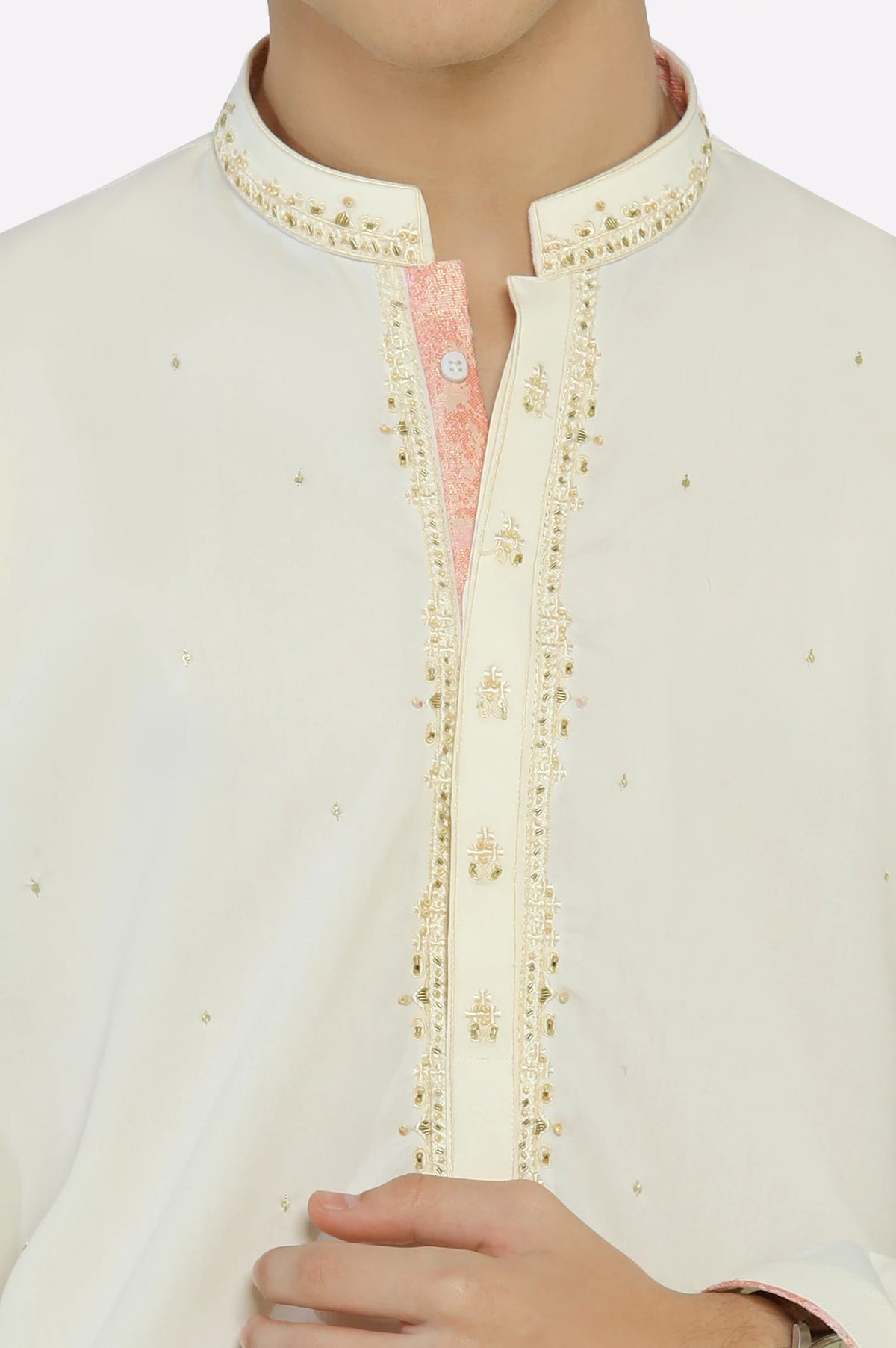 Cream Boys Kurta Pajama