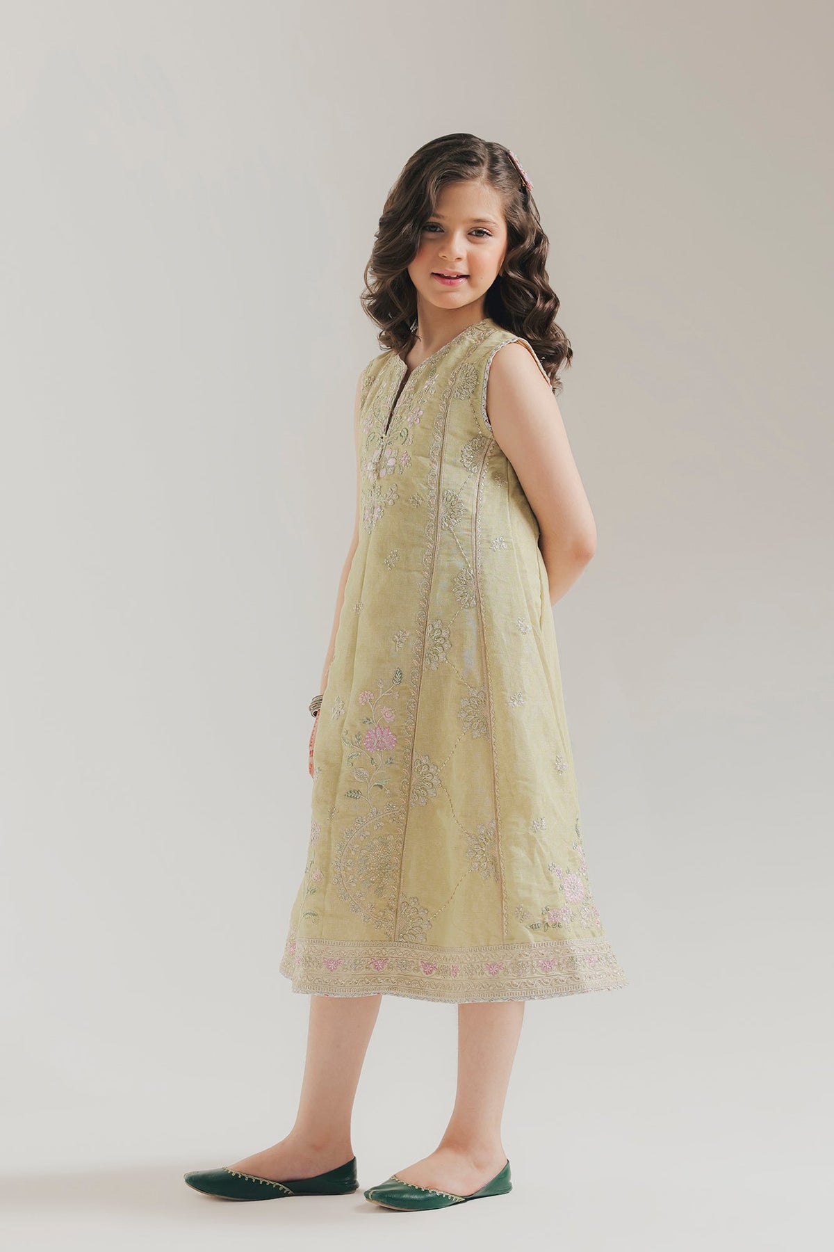 Embroidered Dress (E1051/404/129 E1051/304/129)