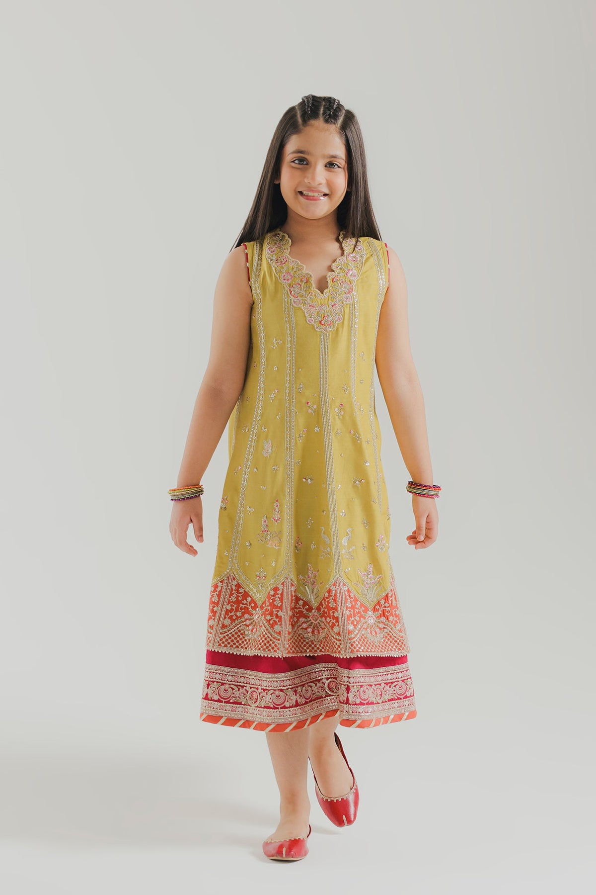 Embroidered Dress (E1057/404/124 E1057/304/124)