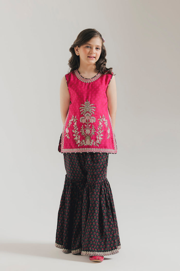 Barbie Pink Embroidered Suit