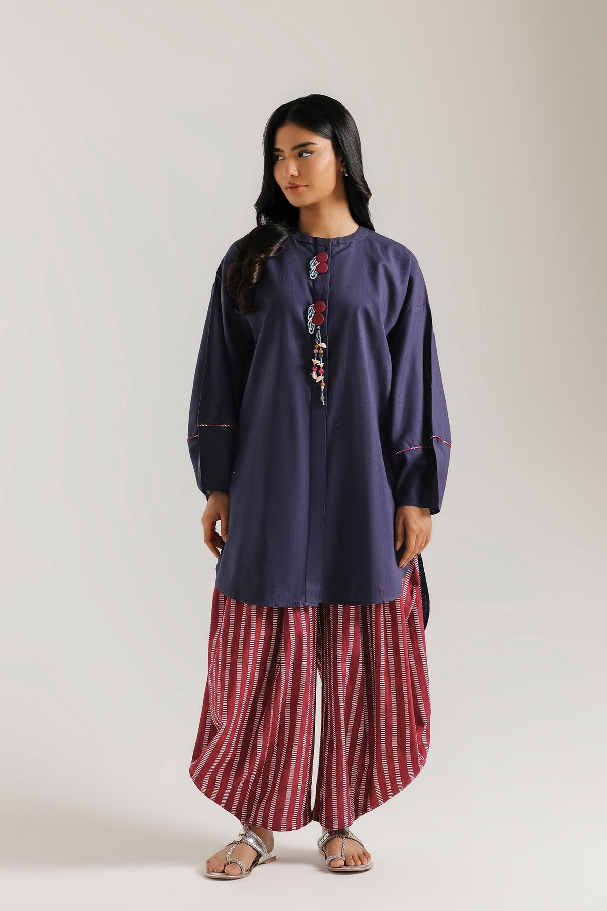 Embroidered 2 Piece Suit E9485