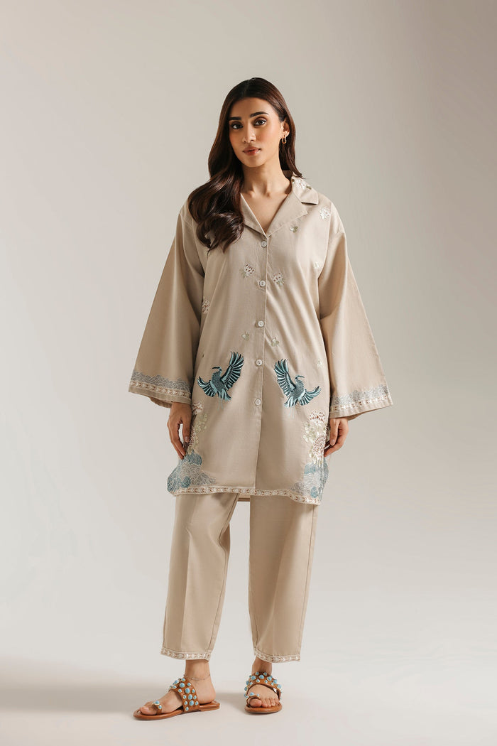 Embroidered 2 Piece Suit E9543