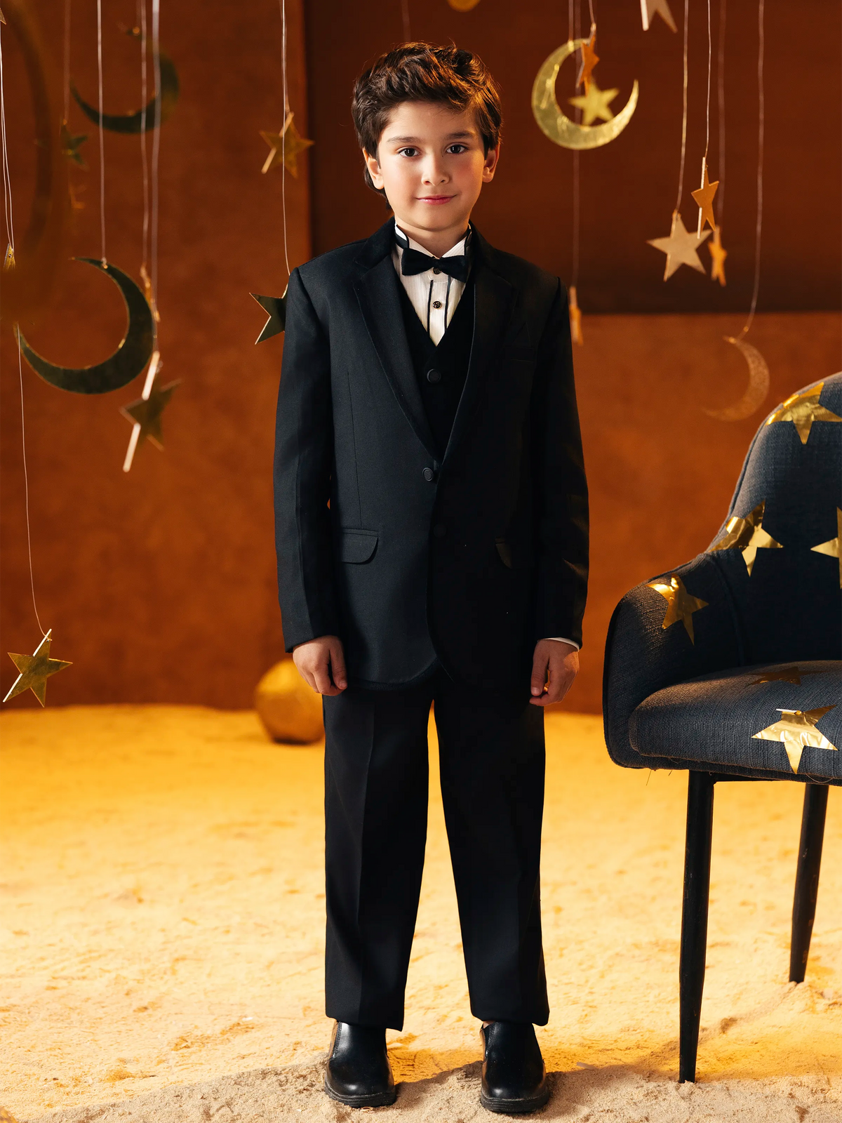 Notch Collar Tuxedo Suit - Ebtcpc5-4513