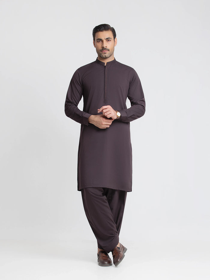 Embroidered Blended Shalwar Kameez - Emtkst6-99645
