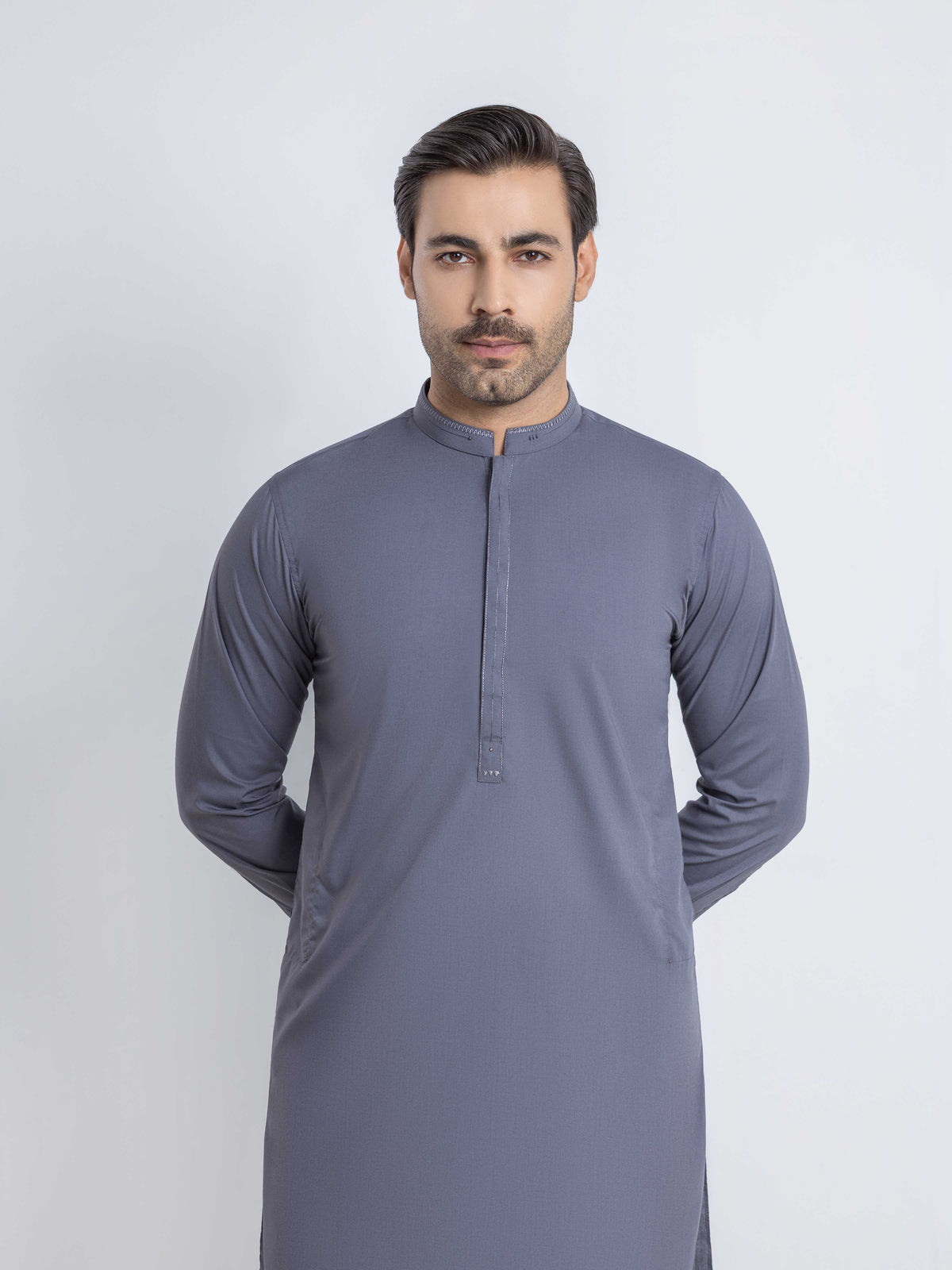 Embroidered Blended Shalwar Kameez - Emtkst6-99650