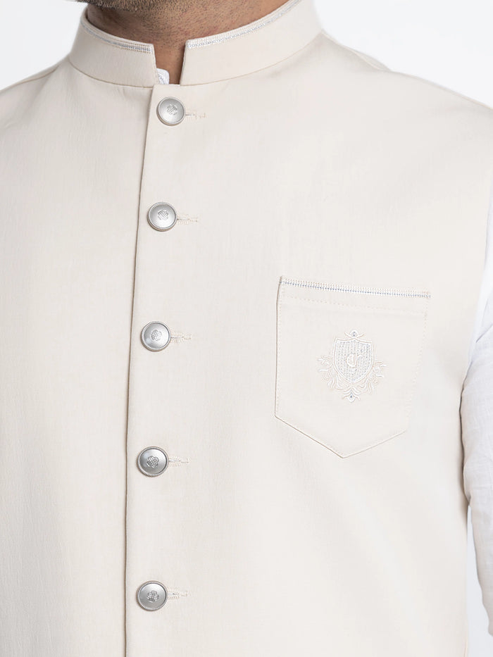 Embroidered Viscose Waistcoat - Emtwce6-36013