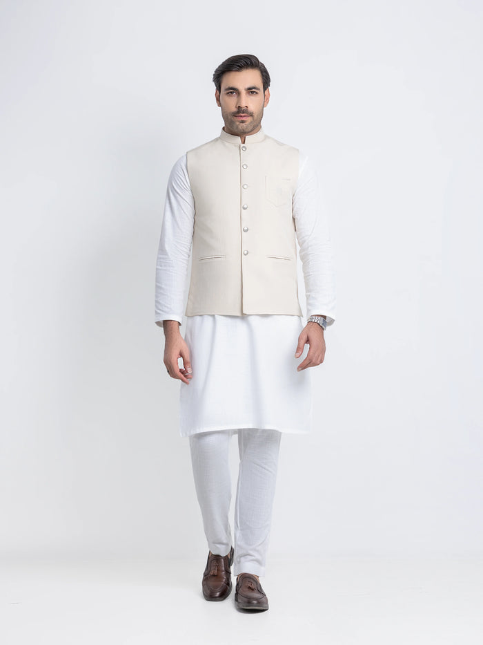 Embroidered Viscose Waistcoat - Emtwce6-36013