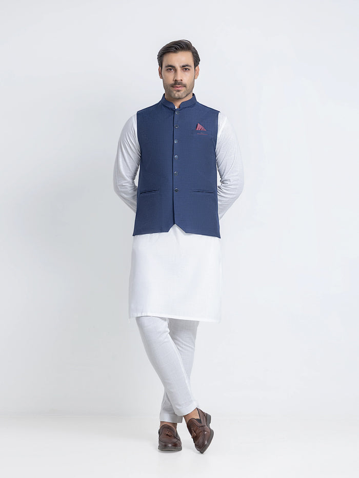 Plain Viscose Waistcoat - Emtwcp6-36014
